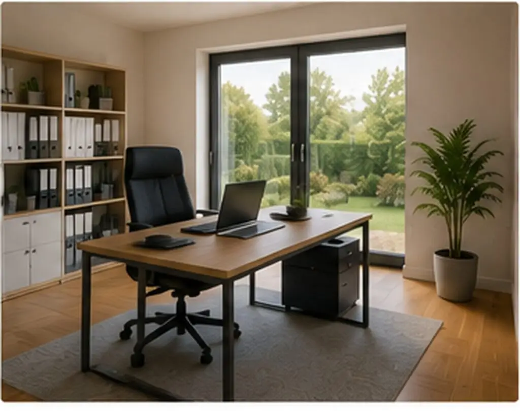 Homeoffice Einfamilienhaus abschnitt Erdgeschoss