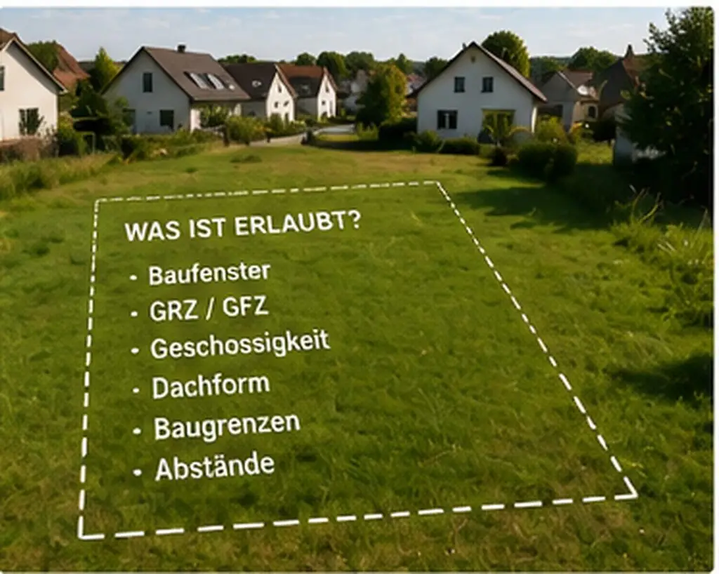 Erst Grundstück dann hausvertrag abschnitt bebauungsplan und baufenster