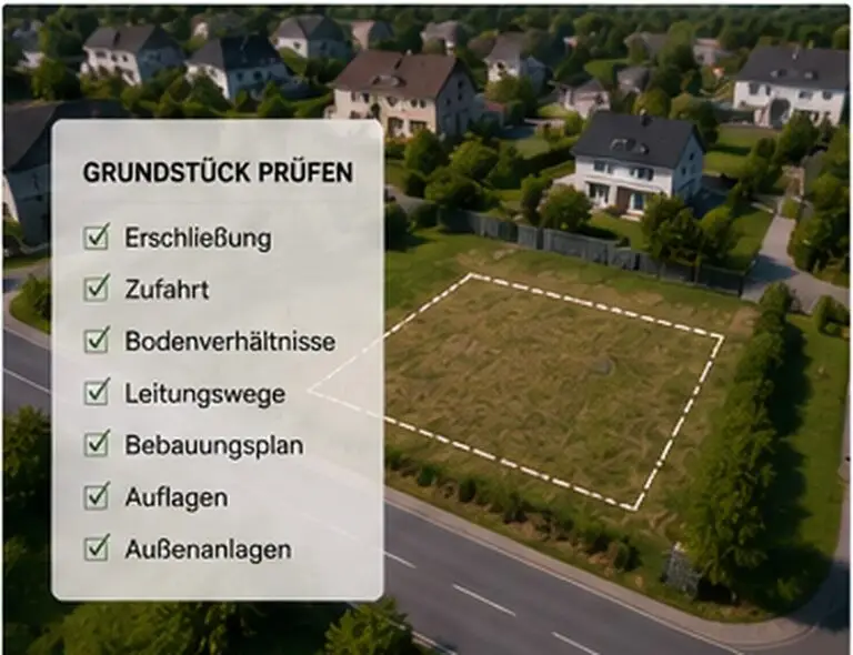 Finanzierung Hausbau abschnitt Grundstück und Finanzierung