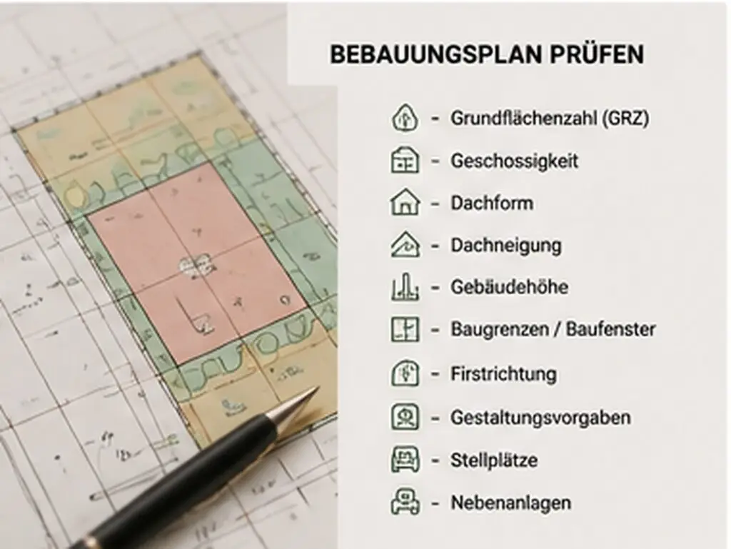 Grundstück kaufen brandenburg abschnitt bebauungsplan prüfen