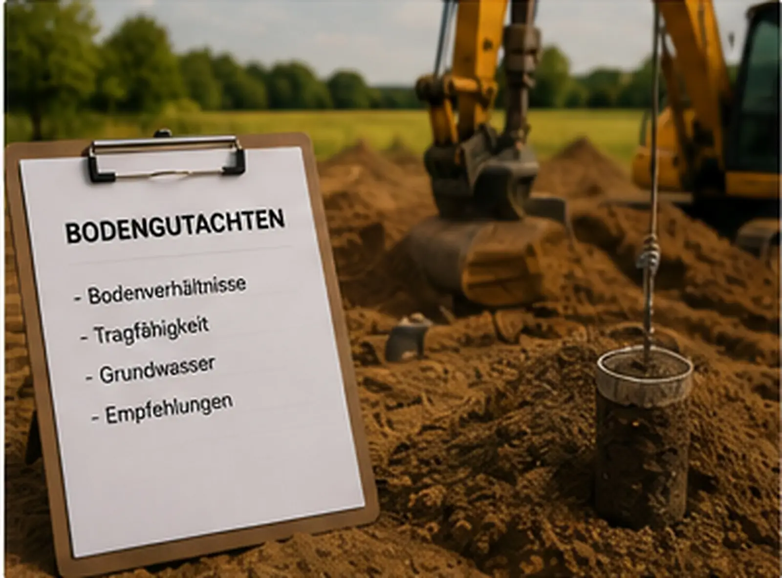 Finanzierung Hausbau abschnitt bodengutachten und kostenrisiken