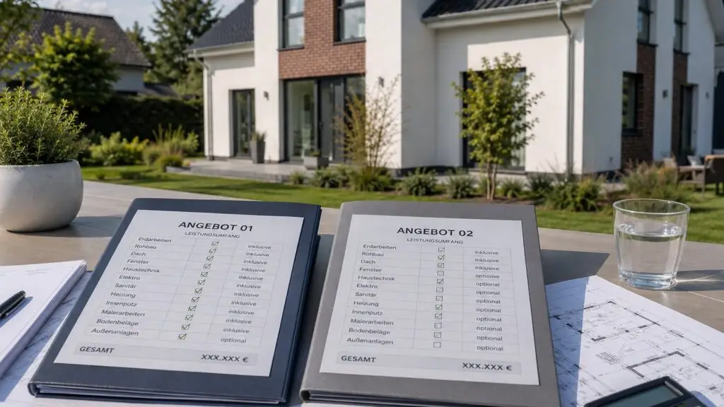Hausbau planen Budget und gesamtkosten