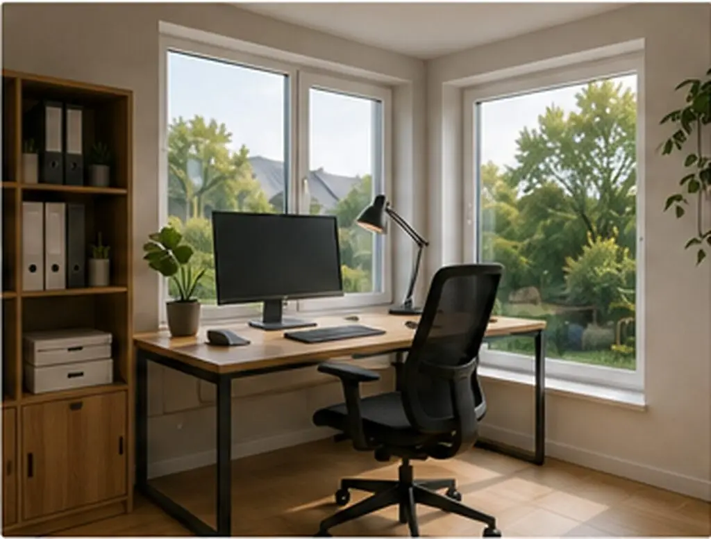 Elektroplanung Neubau abschnitt netzwerk und homeoffice