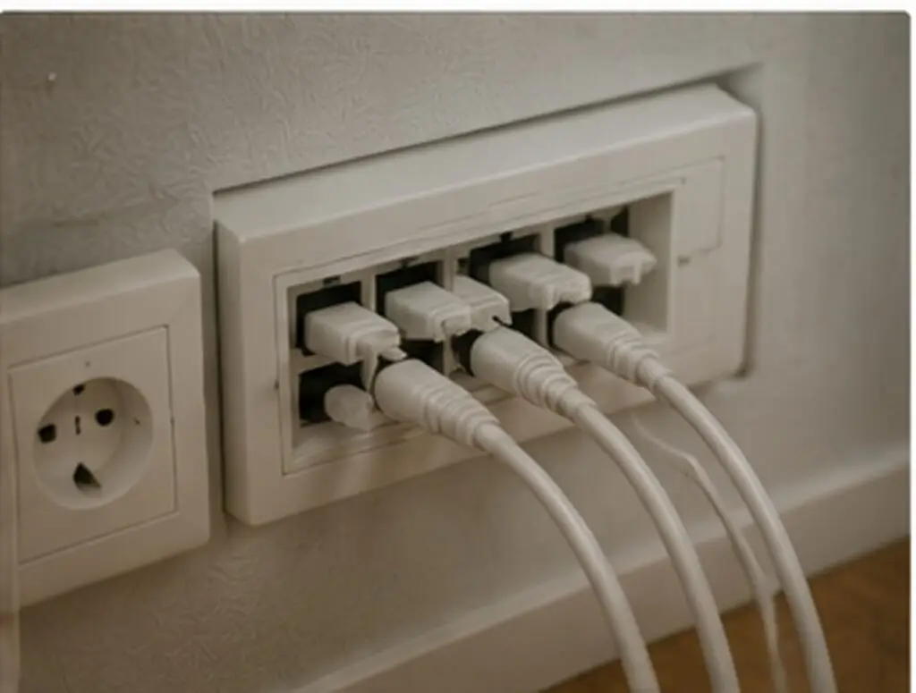 Homeoffice Einfamilienhaus abschnitt technik und netzwerk