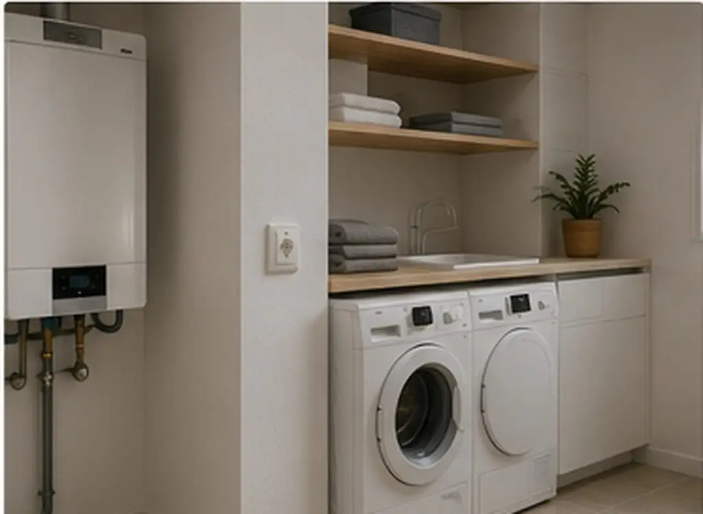 Elektroplanung Neubau abschnitt hauswirtschaftsraum und technik