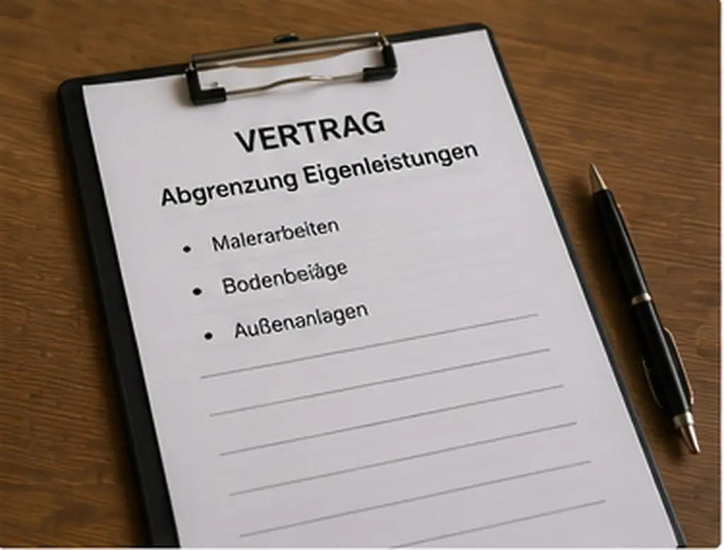 Eigenleistungen Hausbau abschnitt Gewährleistung und abgrenzung