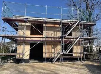KLINKER HAUS Stadtvilla Rohbau Birkholzaue 5