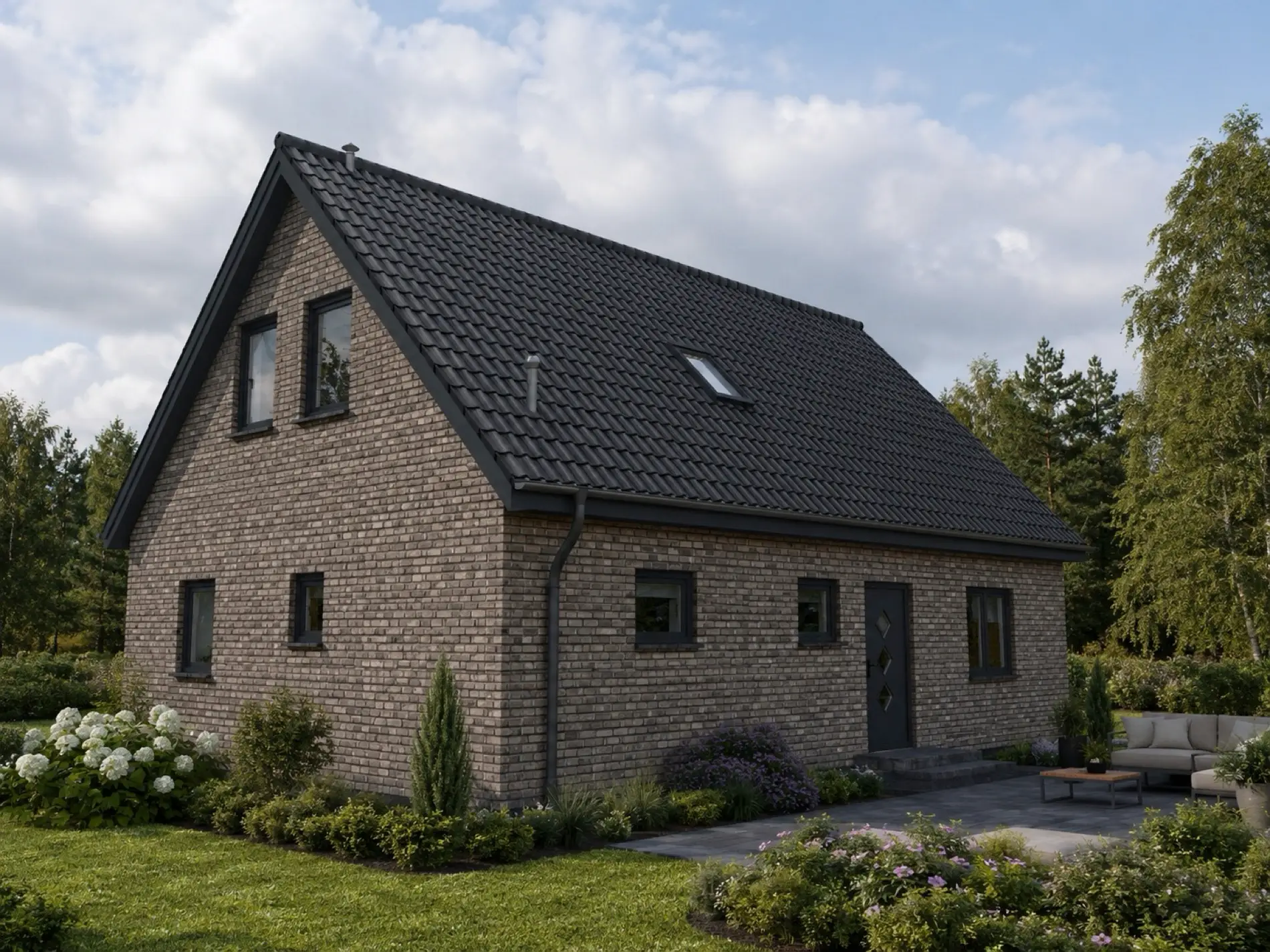Einfamilienhaus Schwanebeck 5 mit Klinkerfassade und Satteldach