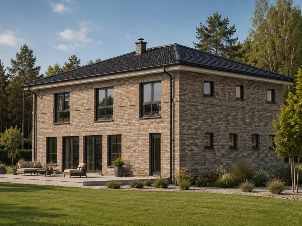 Stadtvilla in Petershagen/Eggersdorf – gebautes KLINKER HAUS