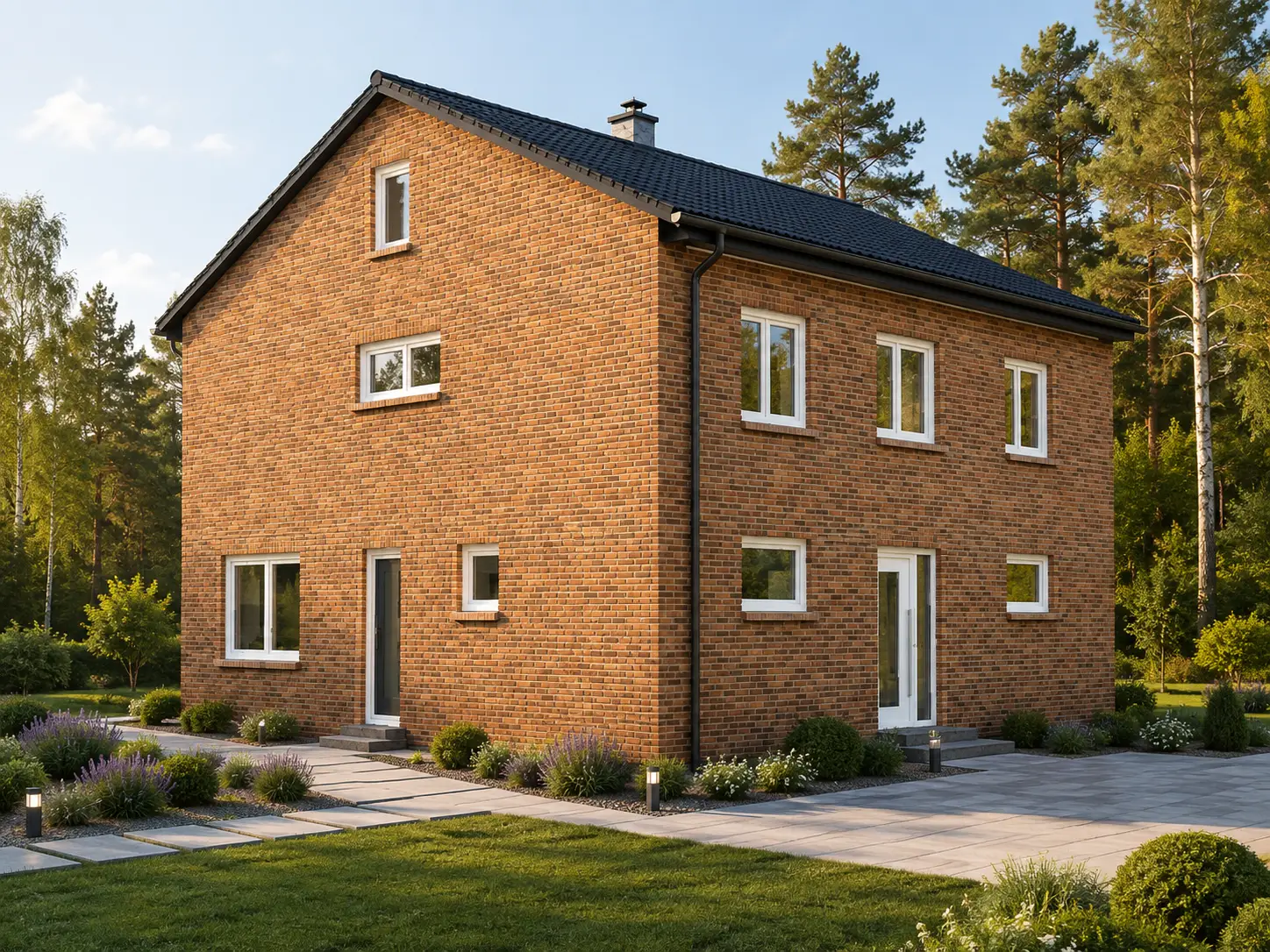 Stadtvilla in Falkensee – gebautes KLINKER HAUS